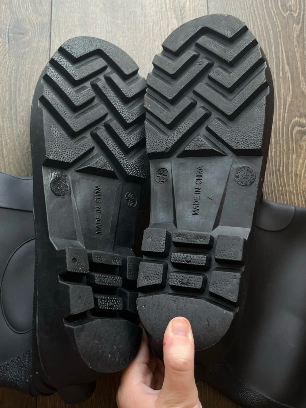 NWOT Black Rubber Waterproof Work Boots